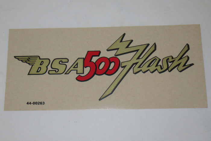 BSA 500 Flash Decal peel and stick 5 1/4"