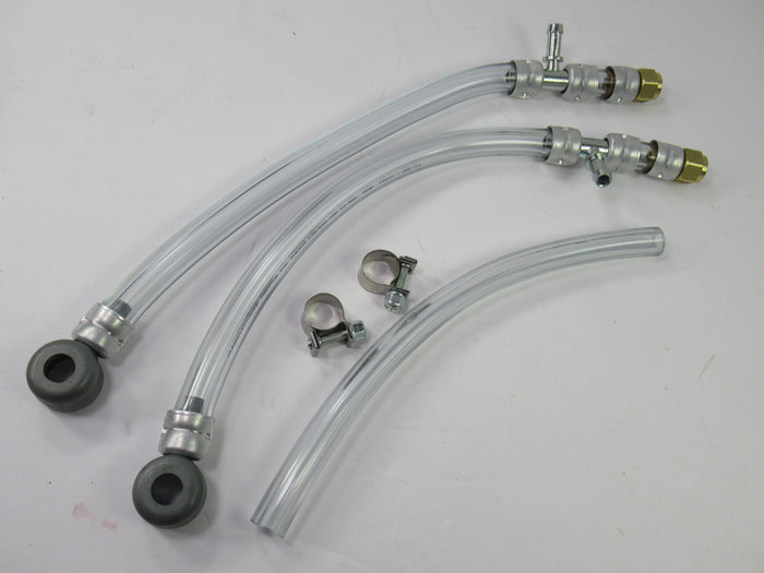 BSA A65 Fuel line assembly complete A50 dual carb Monoblock Amal 1963 64 65 66 67 68