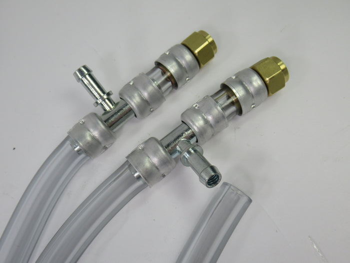 BSA A65 Fuel line assembly complete A50 dual carb Monoblock Amal 1963 64 65 66 67 68