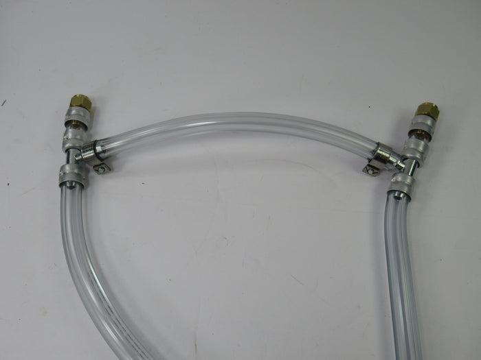 BSA A65 Fuel line assembly complete A50 dual carb Monoblock Amal 1963 64 65 66 67 68