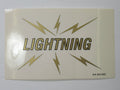 BSA A65 Lighting gold vinyl DECAL unit 650 dual carb peel and stick