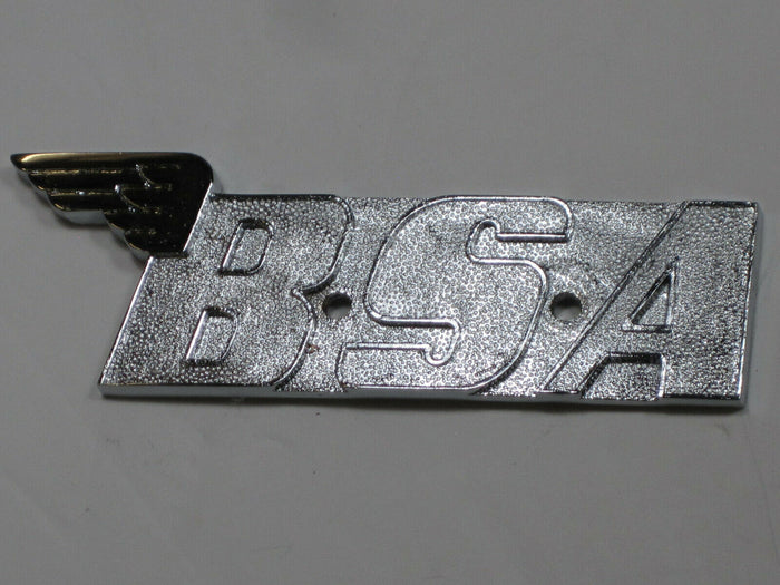 BSA gas tank badge 60-2568 A65 OIF 1971 1972 650 oil in frame