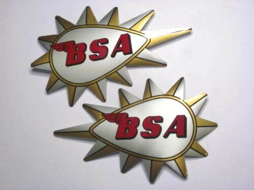 BSA Hornet gas tank decals die-cut 68-8102/3 A65H decal set UK Made
