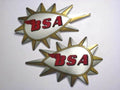 BSA Hornet gas tank decals die-cut 68-8102/3 A65H decal set UK Made