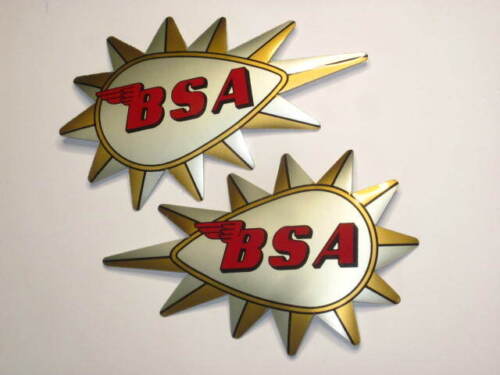 BSA Hornet gas tank decals die-cut 68-8102/3 A65H decal set UK Made