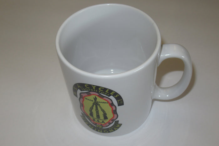 BSA Piled Arms Mug 10oz coffee cup ceramic motorcycle stacked rifles Birmingham