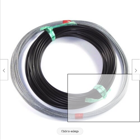 Bulk 30' roll Throttle control Cable teflon Casing & 40' Inner Wire motorcycle