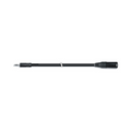 Cable de audio minijack 3.5 mm estéreo a XLR macho, negro