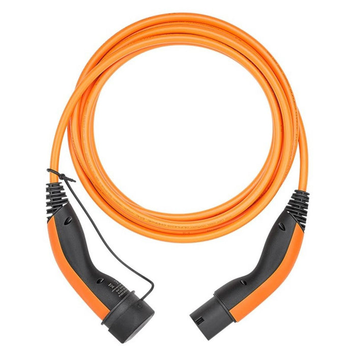 Cable de Carga Tipo 2 Mennekes 32 A 22 kW 5 m Naranja