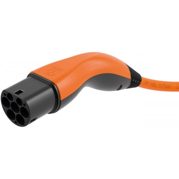Cable de Carga Tipo 2 Mennekes 32 A 22 kW 5 m Naranja