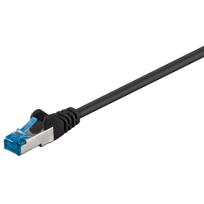 Cable de conexión S/FTP Cat6A LSZH NEGRO 10 Metros