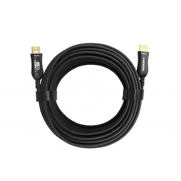 Cable de Fibra Óptica 8K@60hz con conector negro