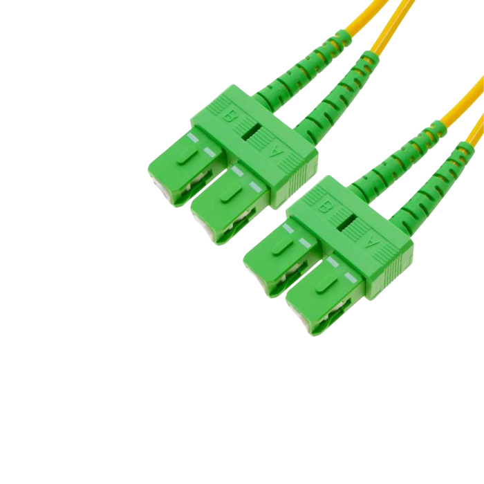 Cable de Fibra Óptica SC/APC a SC/APC Monomodo Dúplex OS2 de 15 a 40 m