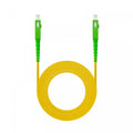 Cable de Fibra Óptica SC/APC a SC/APC Monomodo Simplex OS2 Amarillo de 0,50 a 50 m