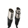 Cable de Micrófono XLR Macho-Hembra Simétrico | OFC 3 Pines | Conectores Plateados