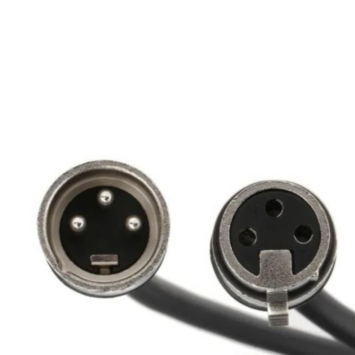 Cable de Micrófono XLR Macho-Hembra Simétrico | OFC 3 Pines | Conectores Plateados