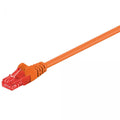 Cable de red Cat6 U/UTP sin apantallar naranja Goobay