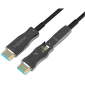 Cable HDMI 2.0 de fibra óptica 4K con adaptador Micro HDMI