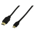 Cable HDMI tipo A a Mini HDMI tipo C, Full HD 1080p, negro