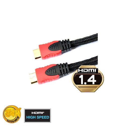 Cable Hdmi High Speed With Ethernet - 1 Metro con Ferrita(Hdmi-macho/macho) Alta Velocidad