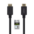 Cable HDMI V2.1 CERTIFICADO Ultra Alta Velocidad 8K 60Hz 48Gbps, A/M-A/M, Negro, 1.5m