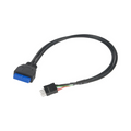 Cable interno placa USB 3.0 tipo HS20 a USB 2.0 placa de 30cm