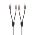 Cable RCA estéreo 0,5 m