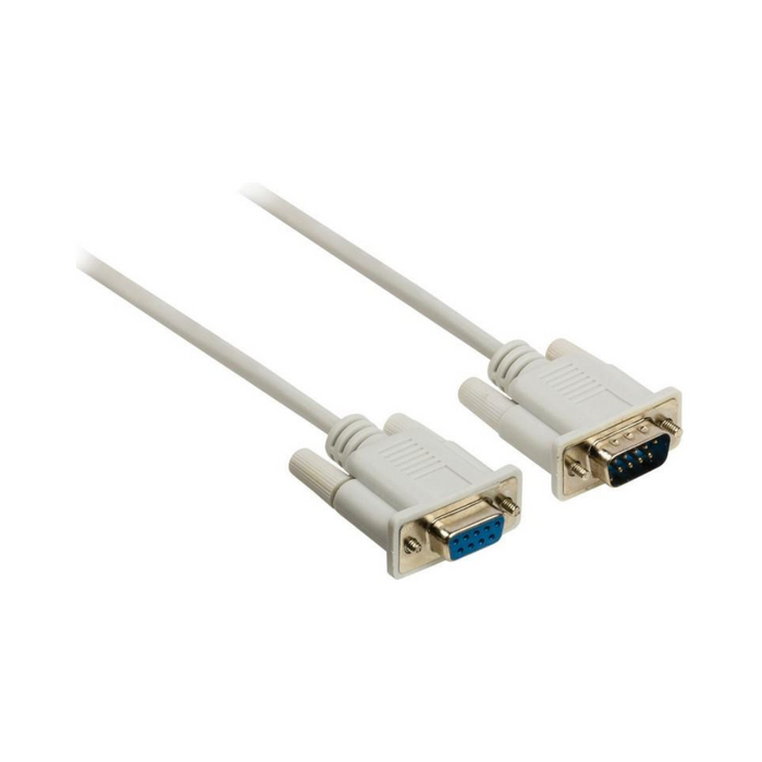 Cable Serie RS-232 DB9 Macho a Hembra 9 Pines
