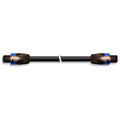 Cable Speakon macho a macho 2x1,5 mm² OFC, negro