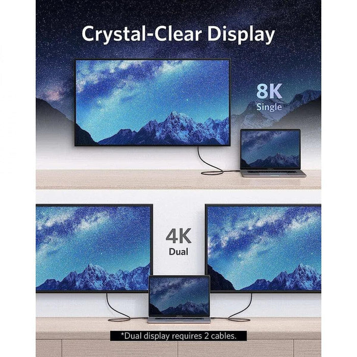 Cable Thunderbolt 4 -  8K@60Hz - 40 Gbps - 100 W