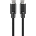 Cable USB-C a USB-C 3.2 Gen 2x2, 20 Gbps y 100W, negro