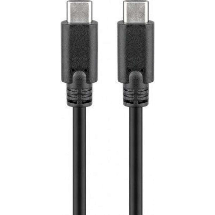 Cable USB-C a USB-C 3.2 Gen 2x2, 20 Gbps y 100W, negro