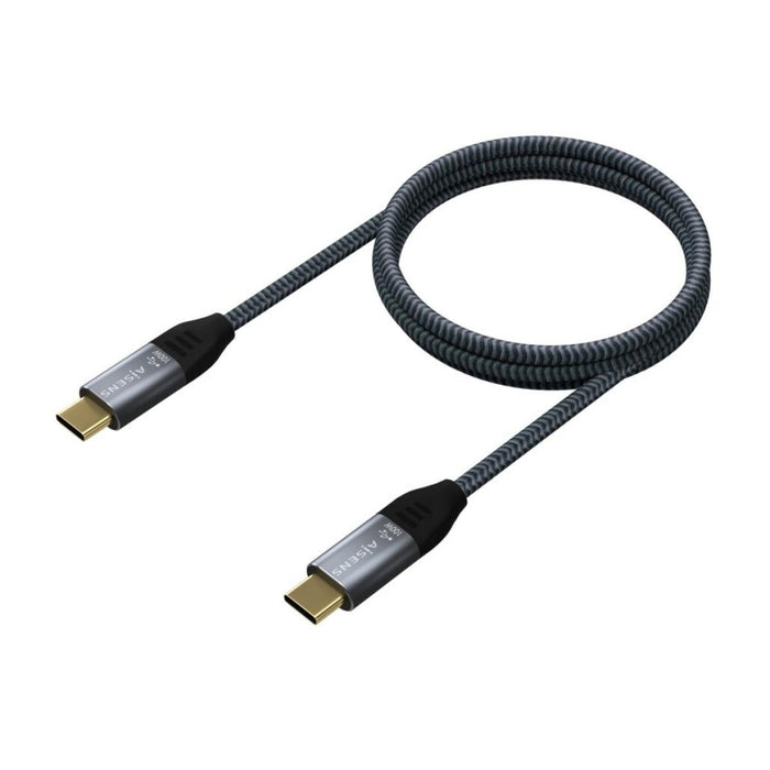 Cable USB-C a USB-C 3.2 Gen2x2 20Gbps AISENS | 8K 100W E-Mark | Gris