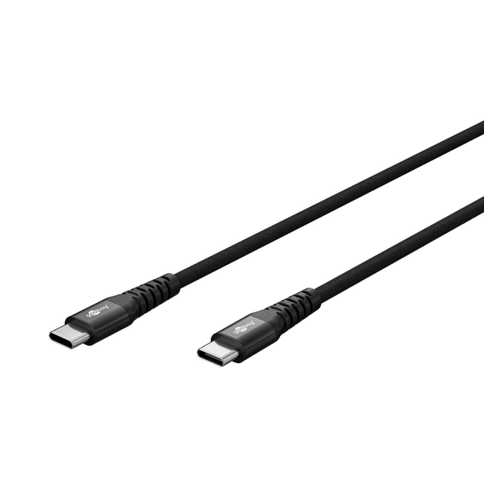 Cable USB-C con conectores metálicos