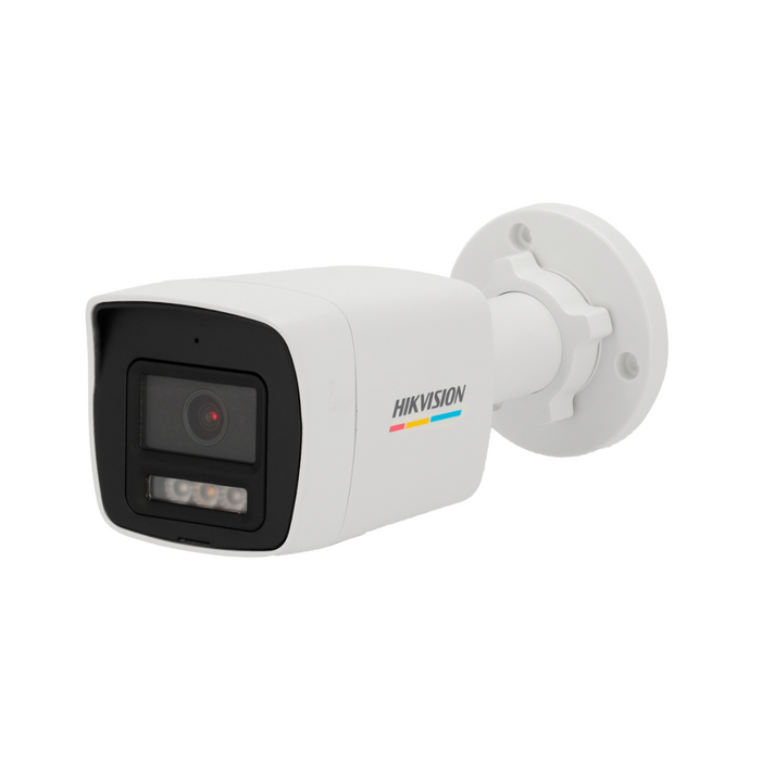 Cámara Bullet IP HIKVISION DS-2CD1027G2H-LIU 2 MP ColorVu | Luz Híbrida 30 m | Lente 2.8 mm | Micrófono Integrado | PoE