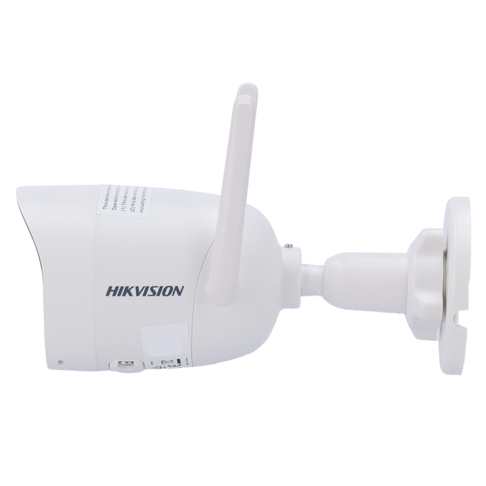 Cámara Bullet IP Wi-Fi 4 MP 2,8 mm IR 30 m Micrófono y Altavoz IP66 DS-2CV2041G2-IDW Hikvision