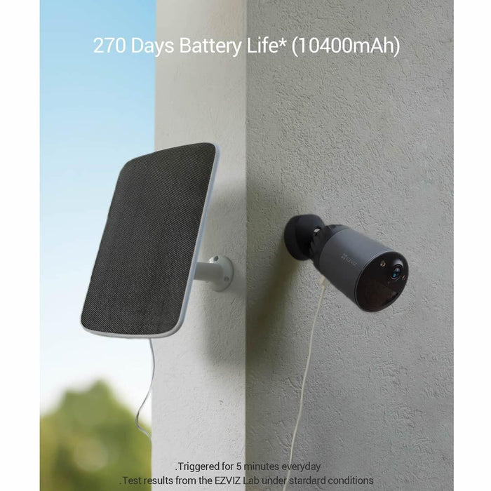 Cámara de Vigilancia EZVIZ BC1C eLife 2K+ 4MP | Batería 270 Días | Visión Nocturna en Color | PIR | Audio Bidireccional | IP66 Exterior