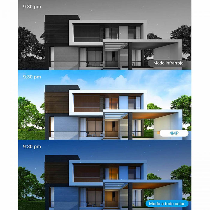 Cámara de Vigilancia EZVIZ BC1C eLife 2K+ 4MP | Batería 270 Días | Visión Nocturna en Color | PIR | Audio Bidireccional | IP66 Exterior
