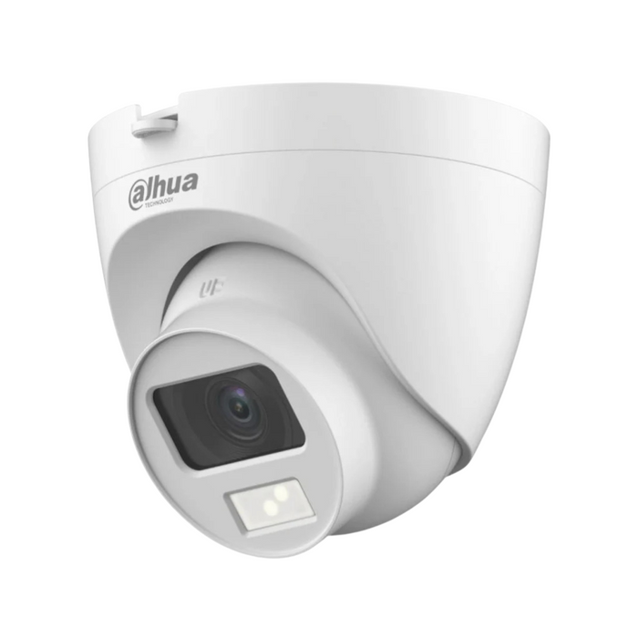 Cámara Domo HDCVI inteligente con luz dual de 2MP
