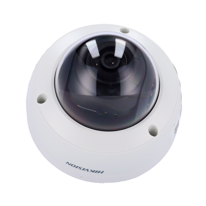 Cámara Domo IP 4 MP EXIR 30 m con Micrófono PoE IP67 IK10 Hikvision DS-2CD1143G2-IUF