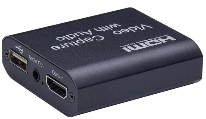 Capturadora de Vídeo HDMI USB con Entrada 4K y Micrófono