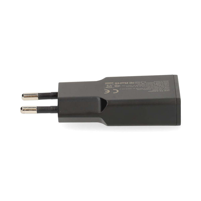 Cargador de Pared GaN 20W USB-C PD + USB-A QC 3.0 | Carga Rápida 2 Puertos | Cable USB-C 1,5 m