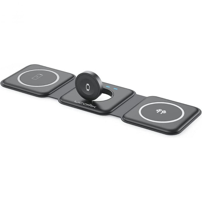 Cargador Inalámbrico 3 en 1 Magnético Plegable para iPhone