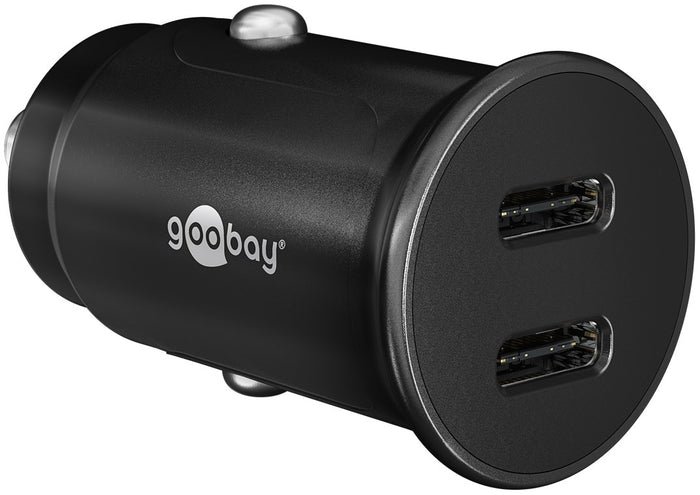 Cargador rápido automático con doble USB-C™ PD (Power Delivery) (30 W)