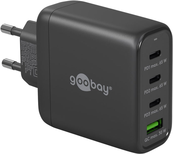 Cargador rápido multipuerto USB-C™ PD GaN (68 W)