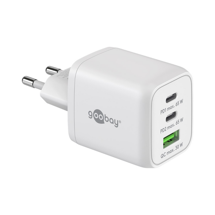 Cargador rápido USB-C™ PD GaN Multiport Nano (65 W)