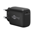 Cargador USB-C 20 W Power Delivery GaN Goobay Negro