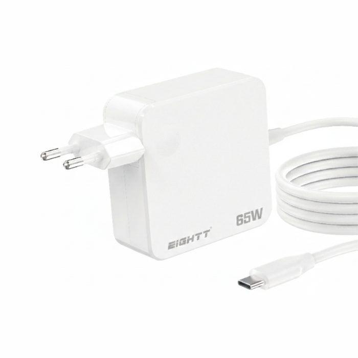Cargador USB Tipo-c 65W Para Smartphones, Tablets y Portátiles