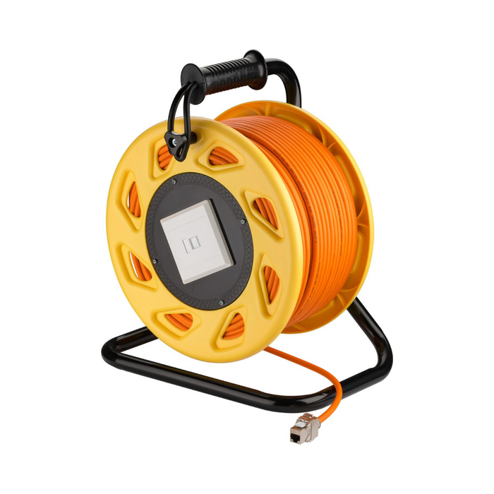 Carrete Cable de Red RJ45 Cat7A S/FTP