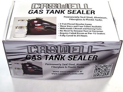 Caswell BATTLESHIP GREY Gas Tank Sealer repair kit motorcycles 10 gallon GRAY